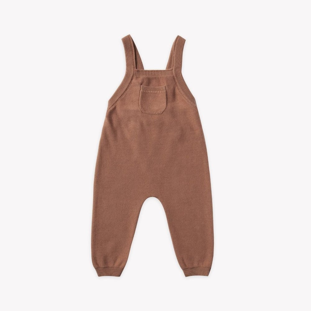 Quincy Mae knit overalls